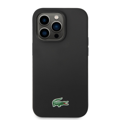 iPhone 15 PRO black LACOSTE nugarėlė Silicone MagSafe 2