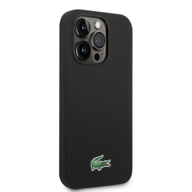 iPhone 15 PRO black LACOSTE nugarėlė Silicone MagSafe 3