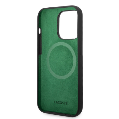 iPhone 15 PRO black LACOSTE nugarėlė Silicone MagSafe 6