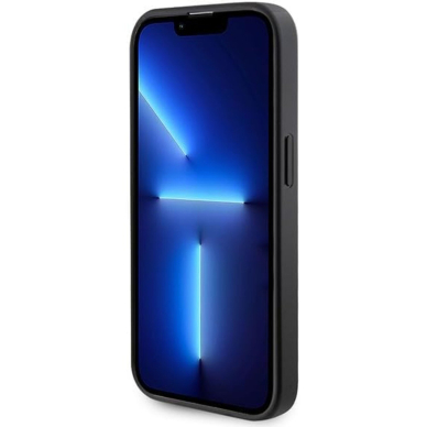 iPhone 15 PRO black Saffiano MagSafe GUESS nugarėlė 1
