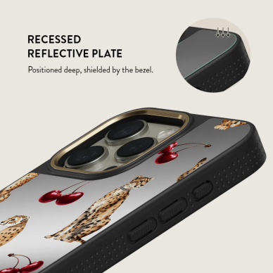 iPhone 15 PRO Elite Mirror Gold Magsafe Cougar BURGA nugarėlė 5