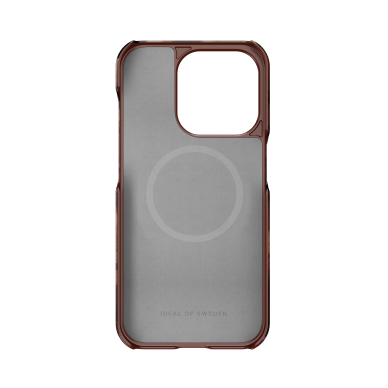 iPhone 15 PRO iDeal Of Sweden nugarėlė MagSafe Dark Amber Marble 3