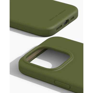 iPhone 15 PRO iDeal Of Sweden nugarėlė MagSafe Silicone Khaki 1