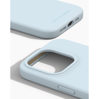 iPhone 15 PRO iDeal Of Sweden nugarėlė MagSafe Silicone Light Blue 1