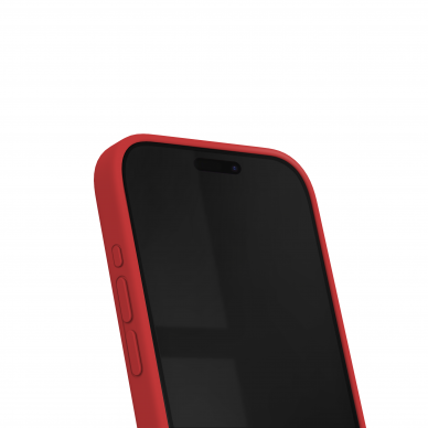 iPhone 15 PRO iDeal Of Sweden nugarėlė MagSafe Silicone Red 2