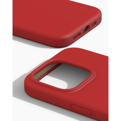 iPhone 15 PRO iDeal Of Sweden nugarėlė MagSafe Silicone Red 1