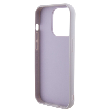 iPhone 15 PRO light purple PU Leather HC Quilted Metal Logo GUESS nugarėlė 5