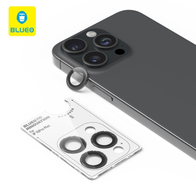 iPhone 15 PRO MAX apsauginis black Mr.Monkey galinės kameros stiklas 1