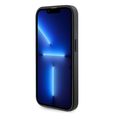 iPhone 15 PRO MAX black Saffiano MagSafe GUESS nugarėlė 4