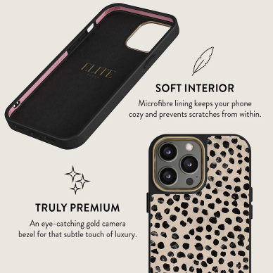 iPhone 15 PRO MAX Elite Gold Magsafe Almond Latte BURGA nugarėlė 5