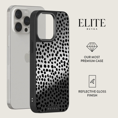 iPhone 15 PRO MAX Elite Mirror Gunmetal Magsafe Almond Latte BURGA nugarėlė 1