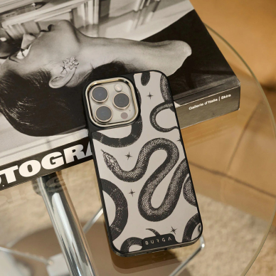 iPhone 15 PRO MAX Elite Mirror Gunmetal Magsafe Poison BURGA nugarėlė 8
