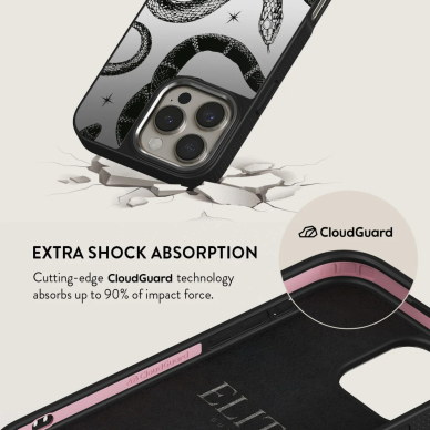 iPhone 15 PRO MAX Elite Mirror Gunmetal Magsafe Poison BURGA nugarėlė 3