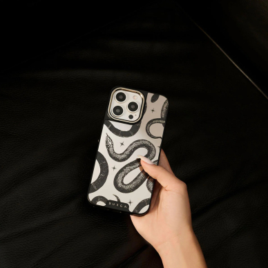 iPhone 15 PRO MAX Elite Mirror Gunmetal Magsafe Poison BURGA nugarėlė 9