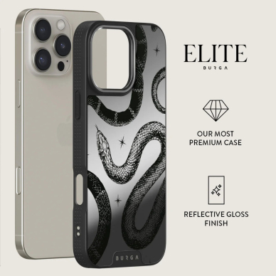 iPhone 15 PRO MAX Elite Mirror Gunmetal Magsafe Poison BURGA nugarėlė 1