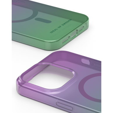 iPhone 15 PRO MAX iDeal Of Sweden Clear nugarėlė MagSafe Fluorite Ombre 3