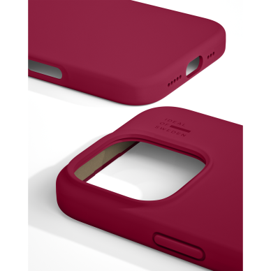 iPhone 15 PRO MAX iDeal Of Sweden nugarėlė MagSafe Silicone Cranberry 2