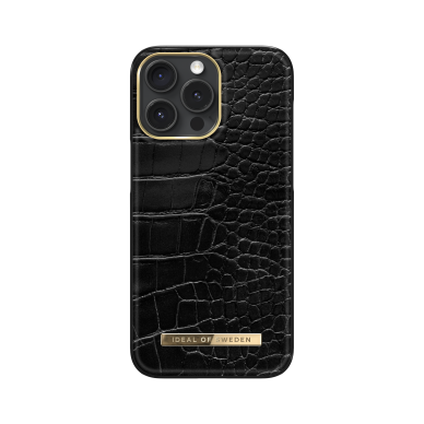 iPhone 15 PRO MAX iDeal Of Sweden nugarėlė Neo Noir Croco