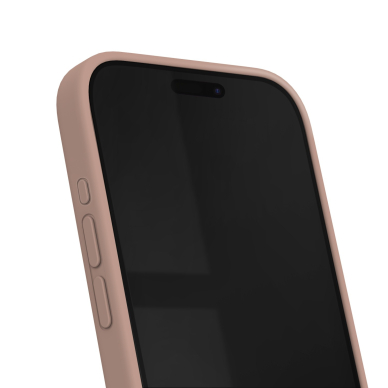 iPhone 15 PRO MAX iDeal Of Sweden nugarėlė Silicone Blush Pink 1