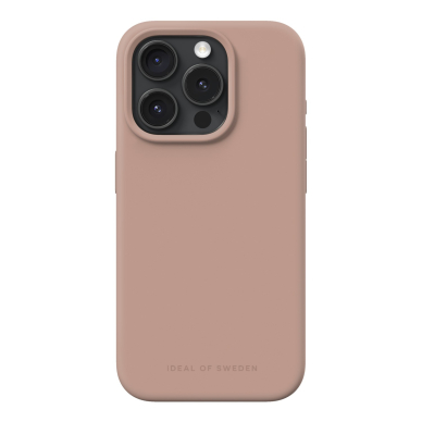 iPhone 15 PRO MAX iDeal Of Sweden nugarėlė Silicone Blush Pink