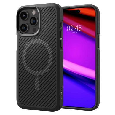 iPhone 15 PRO MAX juoda SPIGEN CORE ARMOR MagSafe nugarėlė