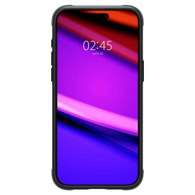 iPhone 15 PRO MAX juoda SPIGEN RUGGED ARMOR MagSafe nugarėlė 2