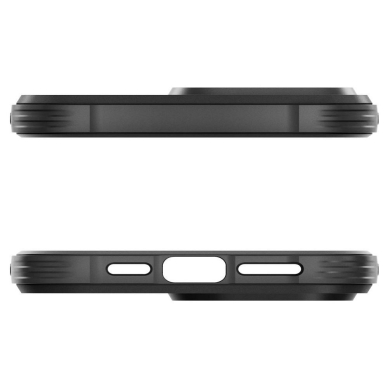 iPhone 15 PRO MAX juoda SPIGEN RUGGED ARMOR MagSafe nugarėlė 5