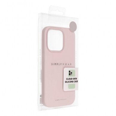 iPhone 15 PRO MAX Light pink ROAR CLOUDSKIN nugarėlė 7