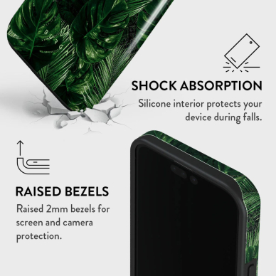 iPhone 15 PRO MAX Magsafe Tropical Garden Tough BURGA nugarėlė 3