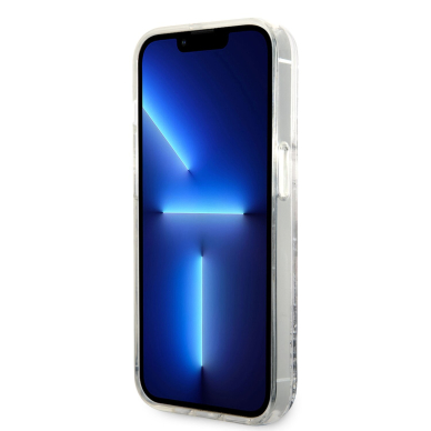 iPhone 15 PRO MAX silver Liquid Glitter Karl Head KARL LAGERFELD nugarėlė 4