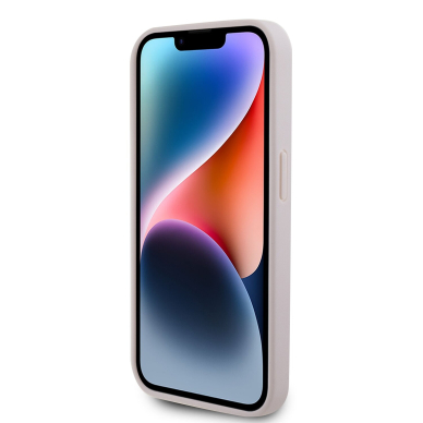 iPhone 15 PRO pink Strass Triangle Metal Logo GUESS nugarėlė 4 iPhone 15 PRO pink Strass Triangle Metal Logo GUESS nugarėlė 4