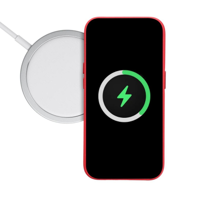 iPhone 15 PRO red MagLeather MagSafe nugarėlė 4