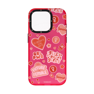 iPhone 15 PRO rose YOUNGKIT Sweet Language nugarėlė