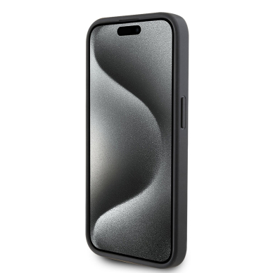 iPhone 15 PRO silver Fixed Glitter Metal PIN KARL LAGERFELD nugarėlė 4