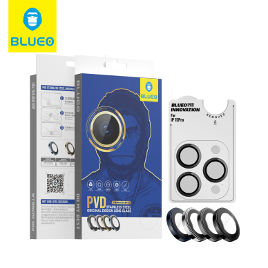 iPhone 15 PRO / 15 PRO MAX apsauginis blue Mr.Monkey galinės kameros stiklas 1