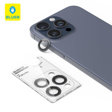 iPhone 15 PRO / 15 PRO MAX apsauginis blue Mr.Monkey galinės kameros stiklas 2