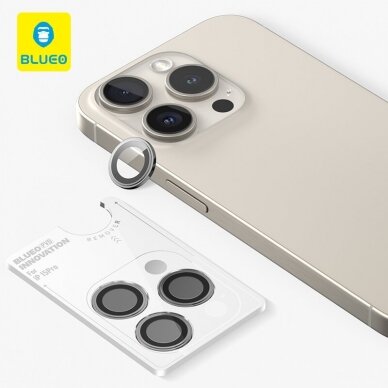 iPhone 15 PRO/15PRO MAX apsauginis grey Mr.Monkey galinės kameros stiklas 1
