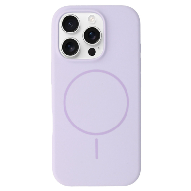 iPhone 15 / 14 / 13 purple SLIM SILICONE MagSafe nugarėlė 1