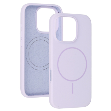 iPhone 15 / 14 / 13 purple SLIM SILICONE MagSafe nugarėlė 3