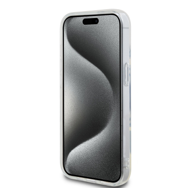 iPhone 15 / 14 / 13 transparent MagSafe Ikonik IML KARL LAGERFELD nugarėlė 4