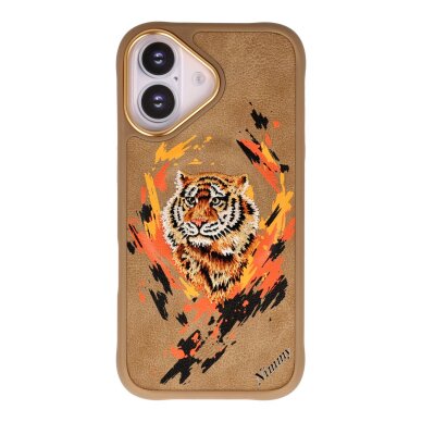 iPhone 16 beige NIMMY MagSafe Tiger 2.0 nugarėlė iPhone 16 beige NIMMY MagSafe Tiger 2.0 nugarėlė