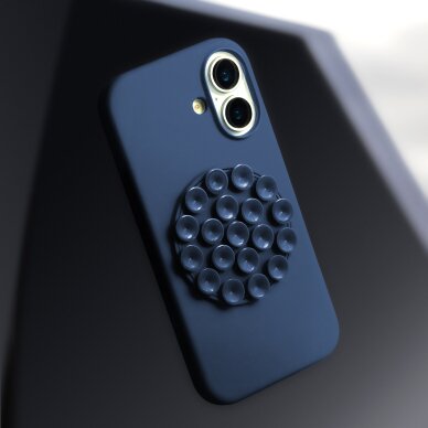 iPhone 16 blue Silicone STICK nugarėlė 4