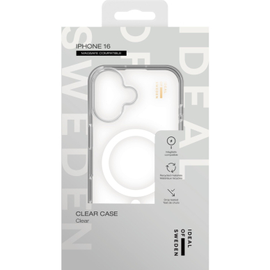 iPhone 16 iDeal Of Sweden Clear MagSafe nugarėlė 2