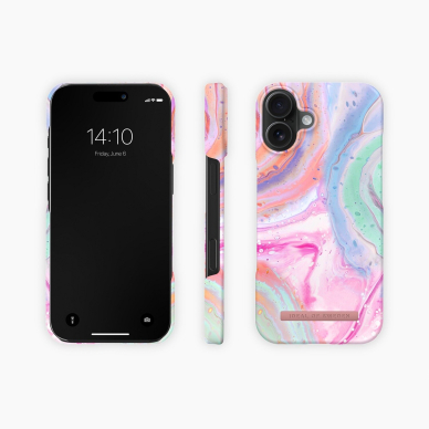 iPhone 16 iDeal Of Sweden MagSafe nugarėlė Pastel Marble 2