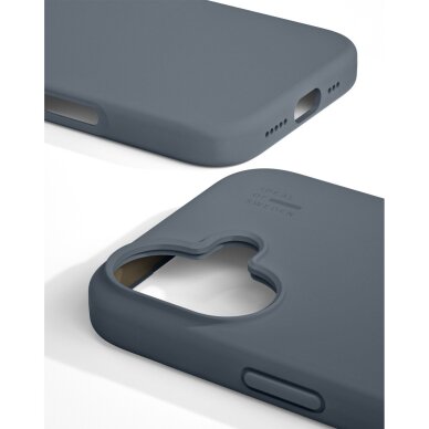 iPhone 16 iDeal Of Sweden nugarėlė MagSafe Silicone Midnight Blue 3