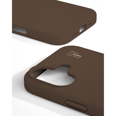 iPhone 16 iDeal Of Sweden nugarėlė MagSafe Silicone Mocha Mousse 3