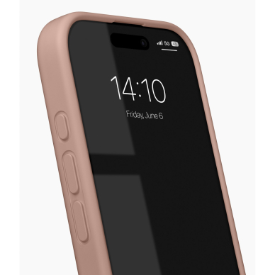 iPhone 16 iDeal Of Sweden nugarėlė Silicone Blush Pink 1