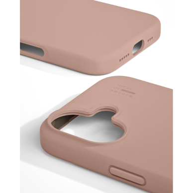 iPhone 16 iDeal Of Sweden nugarėlė Silicone Blush Pink 2
