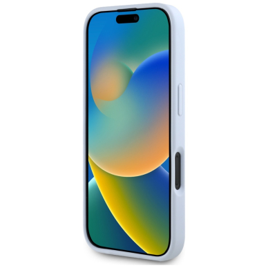 iPhone 16 light blue Big 4G Logo Classic GUESS nugarėlė 4