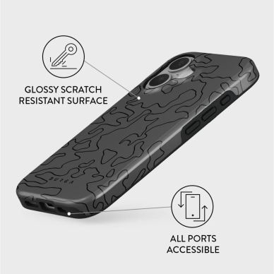 iPhone 16 Magsafe Black Rock Tough BURGA nugarėlė 2